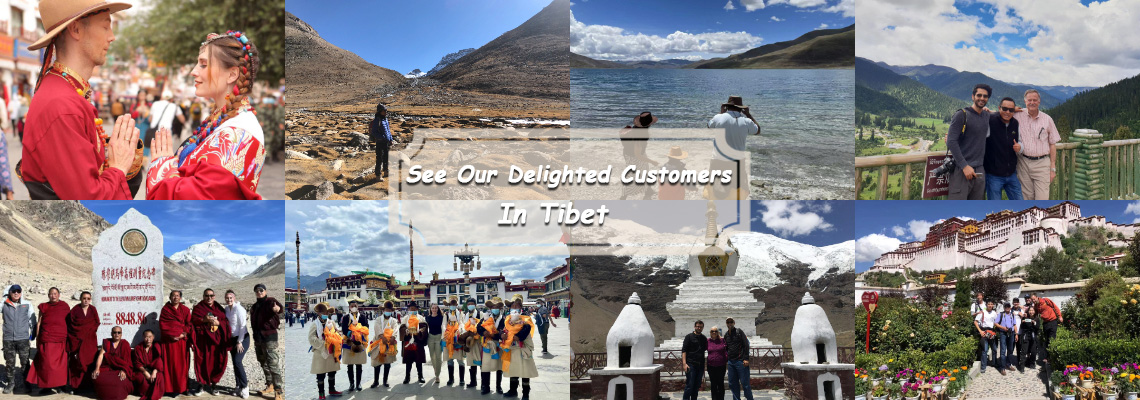 See Our Delighted Customers in Tibet Tibet Travel Photos